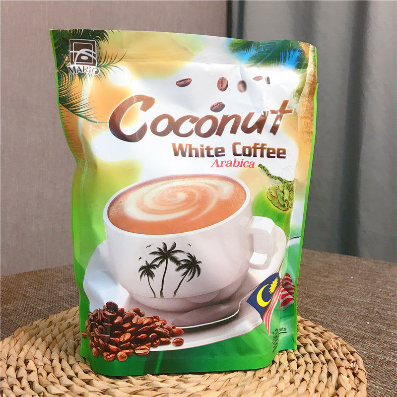 一折mario coffee_mario coffee 椰子味白咖啡 马来西亚 沙巴 手信