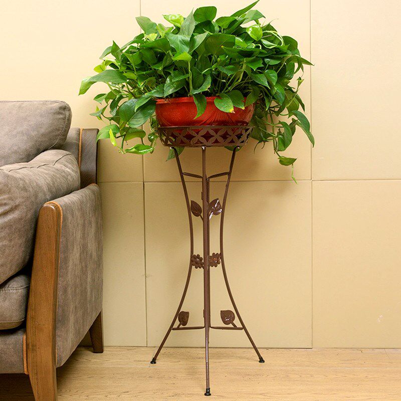 园艺窗台放花盆的花架子客厅花盘室内盆栽支撑架摆件单个北欧创意