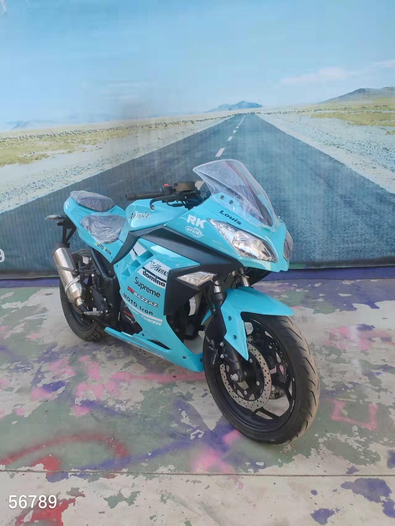 二手全新电喷忍者整车双缸水冷摩托车跑车地平线r1趴赛重机车