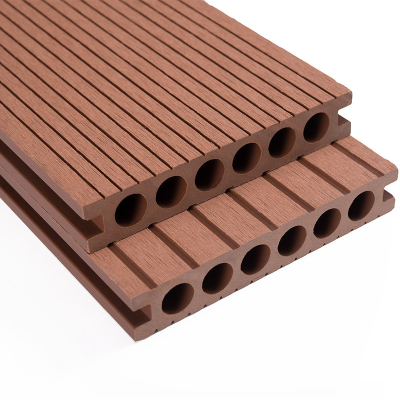 塑木地板户外 长条_圆孔地板 塑木户外地板室外阳台木塑露台庭院花园