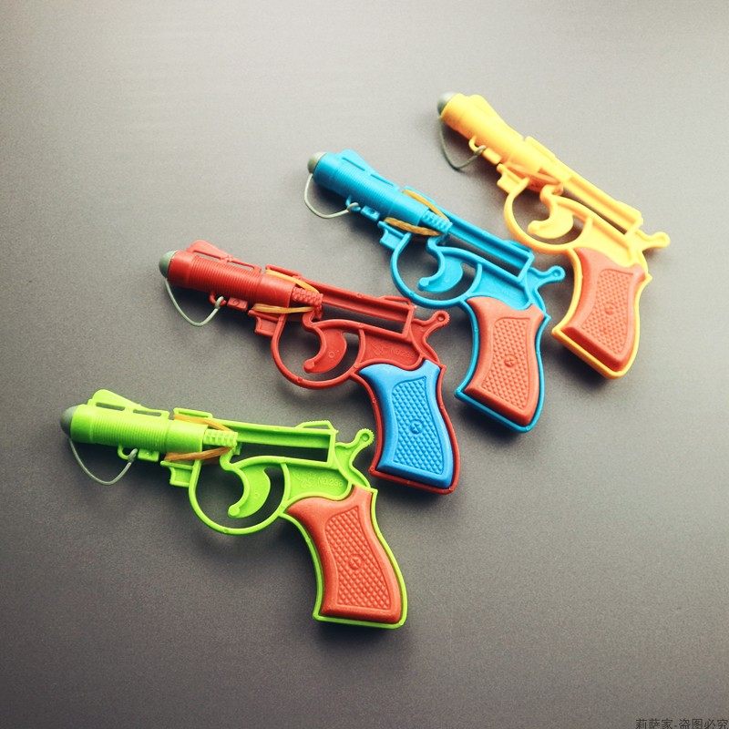 890后经典回忆玩具 橡皮筋枪 大东枪 咚咚枪 打空枪 手拉枪怀旧