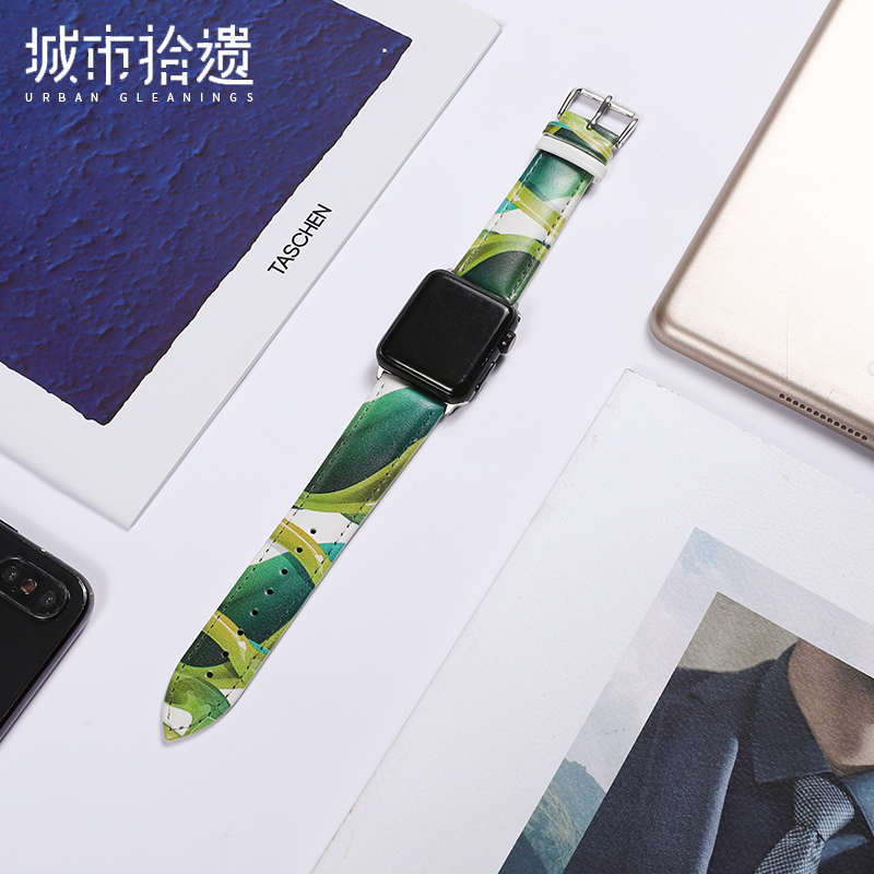 适用于apple watch创意表带真皮苹果手表带男女潮44/38mm40/42在类目 智能设备, 智能设备配件, 智能手表手环表带/腕带中 - 来自Buy2taobao.com提供专业的淘宝代购服务