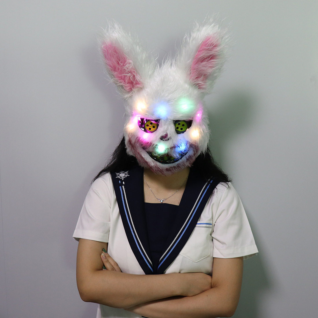 兔子面具恐怖抖音