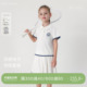 【凉感透气】马克珍妮女童活力校园短袖半裙套装夏装新款240598