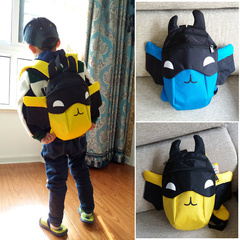 男童双肩包韩版蝙蝠侠儿童书包幼儿园女童外出旅游时尚小童背包潮