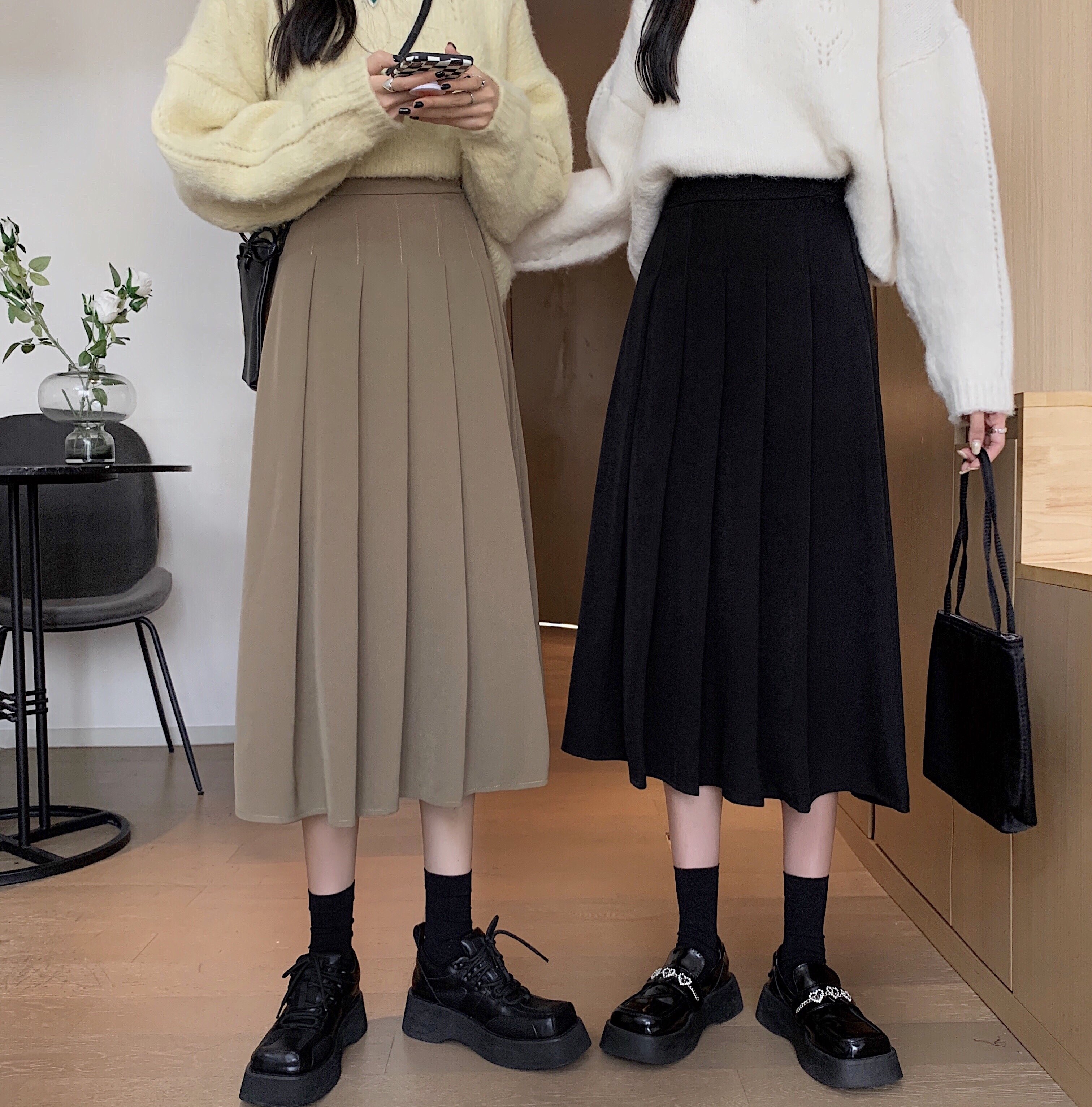 热销jk制服裙中长