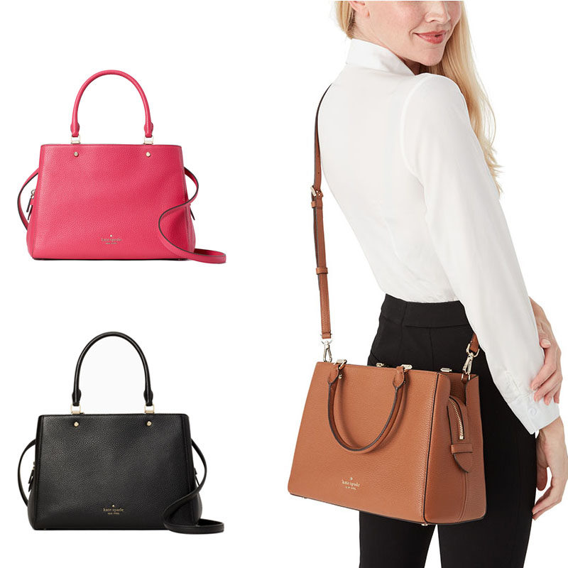 现货kskatespade十字纹通勤蛇皮撞色手提斜挎单肩女包7210