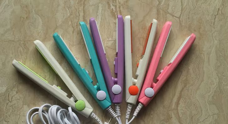 包邮 清语直发器玉米烫刘海工具拉直板夹直卷两用小电夹板卷发棒烫发