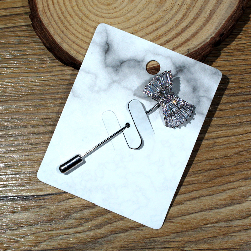 饰品卡片包装底卡胸针胸花别针装饰小徽章卡片纸卡耳钉项链戒指卡