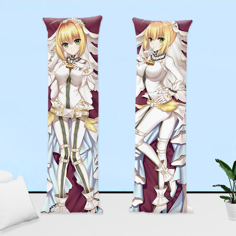 fate等身抱枕游戏周边定制 尼禄saber宫本藏武玛修玉藻前贞德黑化