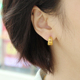 镂空素圈圈时尚气质耳环镀黄金色耳扣独特2024新款爆款耳圈耳饰女