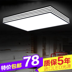 长方形led客厅灯吸顶灯现代简约卧室灯过道灯饰创意房间灯具