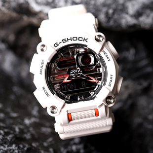 卡西欧G-SHOCK工业朋克风运动电子表隐藏海岸GA-900AS/AG/VB-1A/7