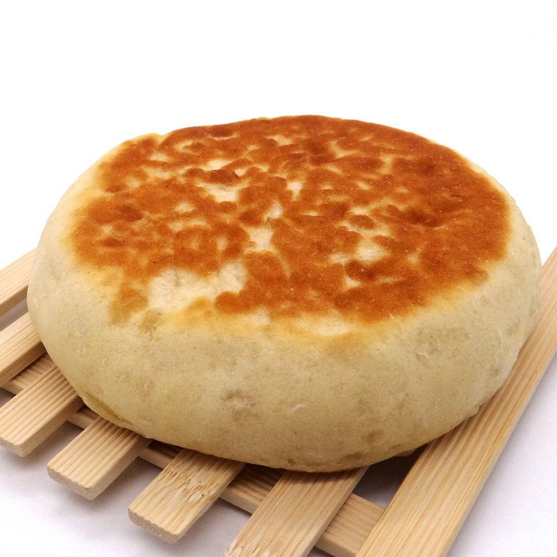 【盖盖】山东烟台特产手工老面发酵发面花生油烤烙大油饼150g*12