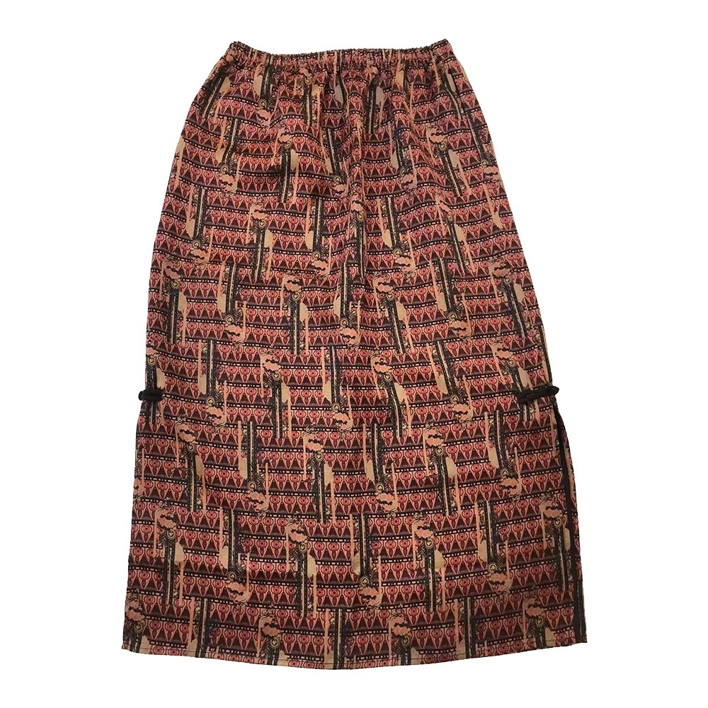 【香云纱半裙】重磅真丝高货中式复古侧开叉盘扣宽松旗袍式桶裙