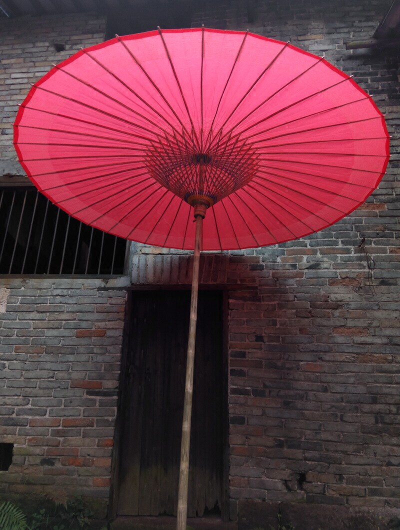 古风油纸伞防雨遮阳古典江南雨伞户外庭院露天特大超大野立伞传统