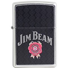 皇冠信誉 专柜正品 Zippo 占边丝带 镀铬黑亮漆彩印 28420