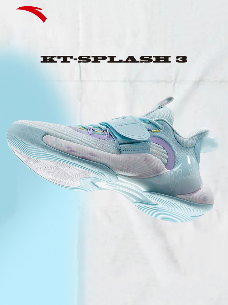 安踏水花3代实战低帮篮球鞋2021夏季新款减震汤普森kt男112121604