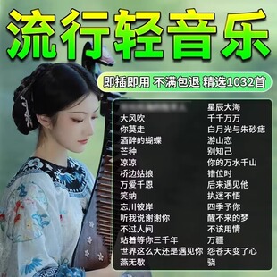 汽车载U盘歌曲无损音质流行轻音乐古筝萨克斯钢琴曲纯音乐MP3优盘