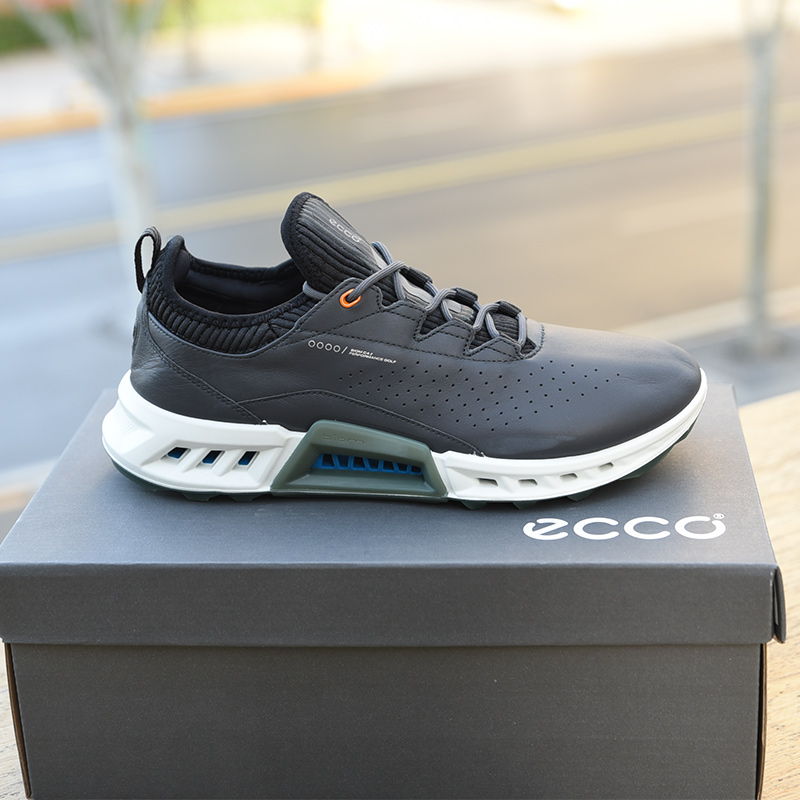 ECCO爱步运动鞋男新款板鞋低帮小白鞋 高尔夫健步C4 130404