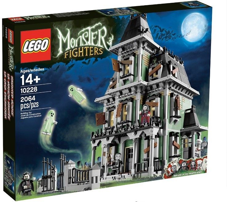 收藏乐高lego10228怪物战士系列鬼屋益智玩具儿童塑料积木