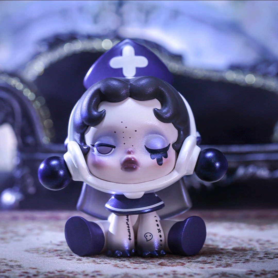 满99包邮popmart泡泡玛特skullpanda密林古堡系列盲盒公仔潮玩