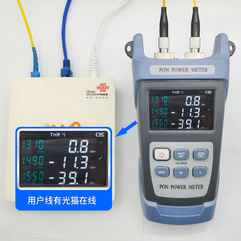 资源核查端口清查PON光功率计光猫在线光纤测试仪用户终端检测仪