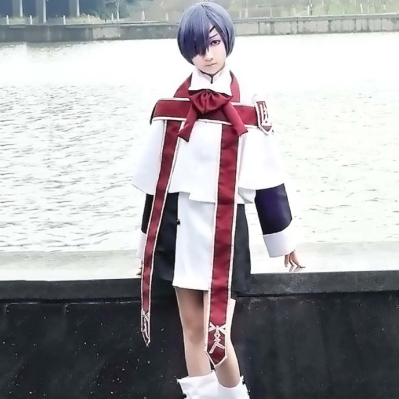 夏尔cos服_黑执事凡多姆海威夏尔cos服教堂唱诗班礼服cosplay服装
