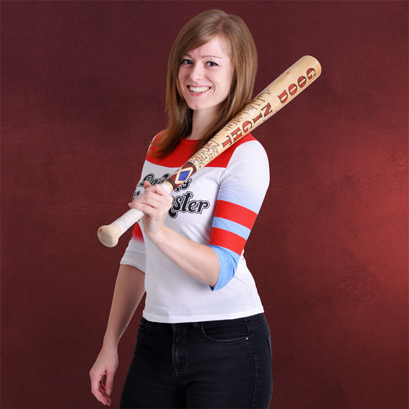 美国代购dc漫画自杀小队x特遣队周边哈莉奎茵小丑女棒球棍cos武器