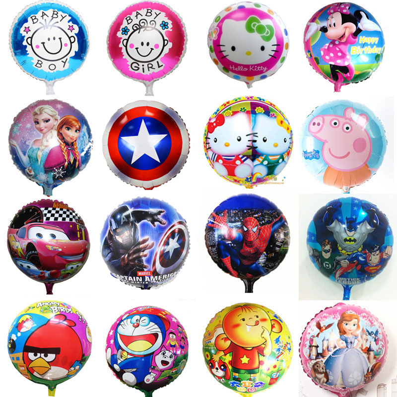 children birthday arrangement Batman McQueen automobile Aisha Sophia Captain America circular Aluminum Toys balloonin the Festive supplies/Gift , Balloon/Floating air ball , Balloon category - from Buy2taobao.com to provide professional Taobao agent buy service