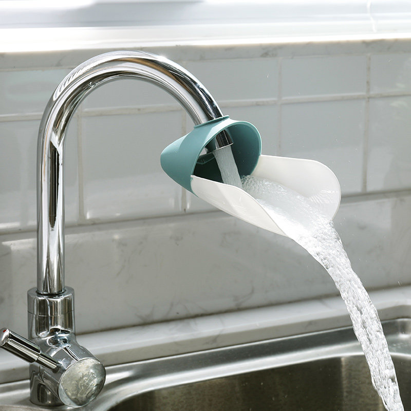 水龙头防溅头 卡通_宝宝洗手水龙头延伸器加长套嘴接水管家用防溅水