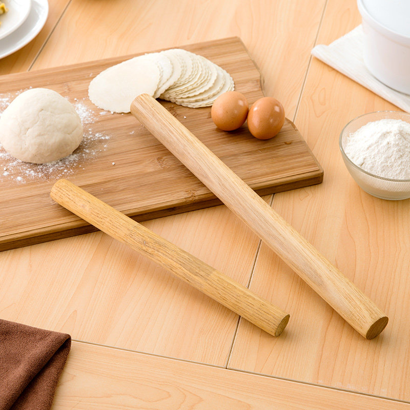 家厨房做面包小工具擀面杖杆面棍实木饺子皮擀面棍擀面压面棒优惠券