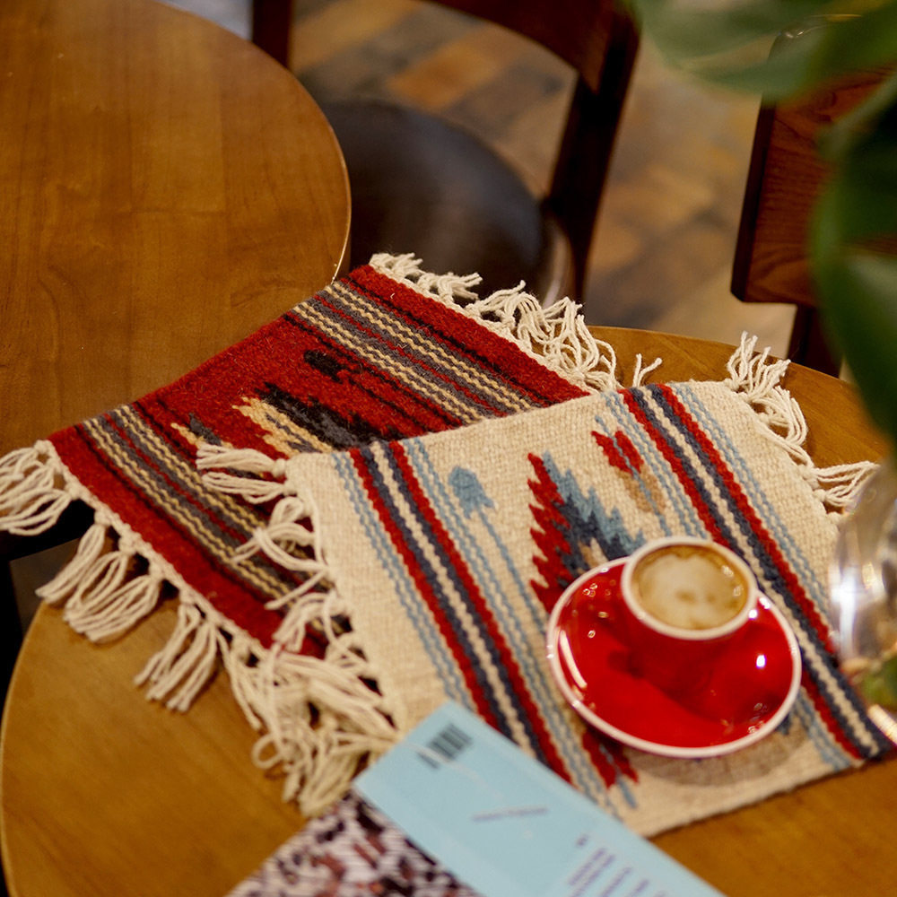 美国德州gateway 纳瓦霍navajo印第安羊毛毯 非土耳其图案毛毯