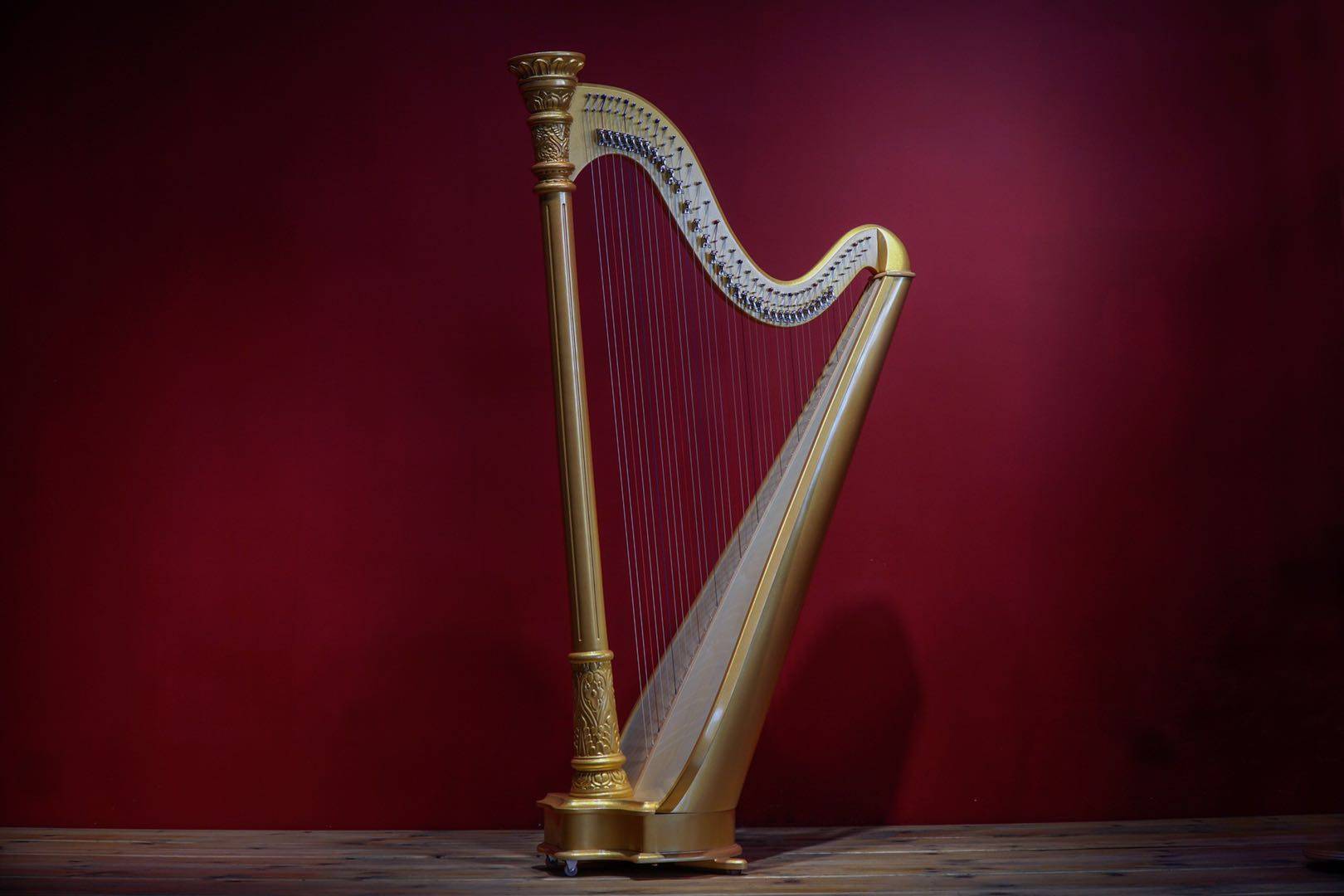 金木艺社/heather harp 专业演奏级个性小竖琴可转调6/13