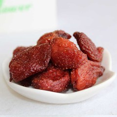 新鲜农家酸甜草莓片办公室小吃150g*2包 休闲蜜饯原味草莓干 包邮