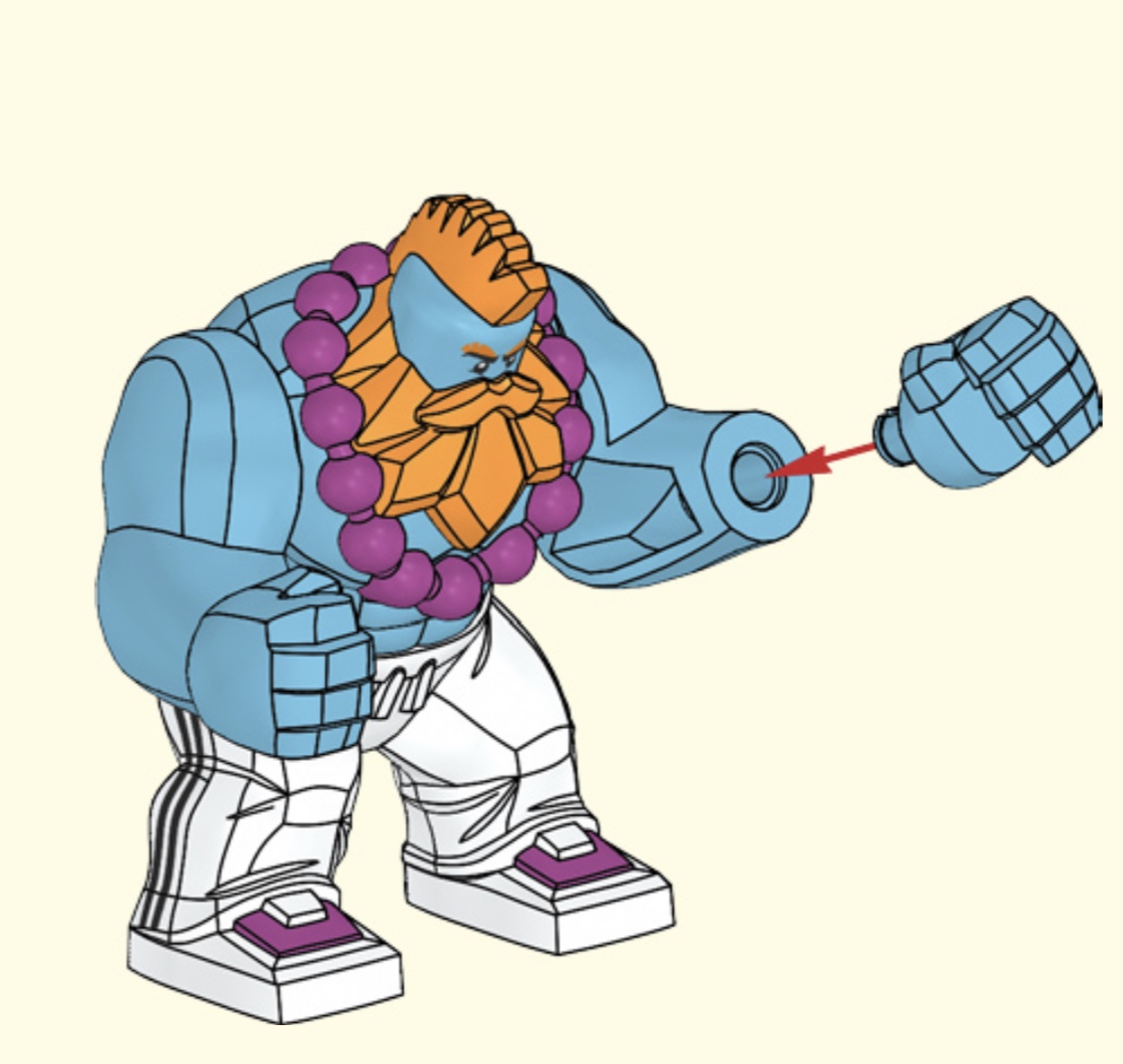 乐高lego悟空小侠人仔mk004和尚大力8000780013塑料积木