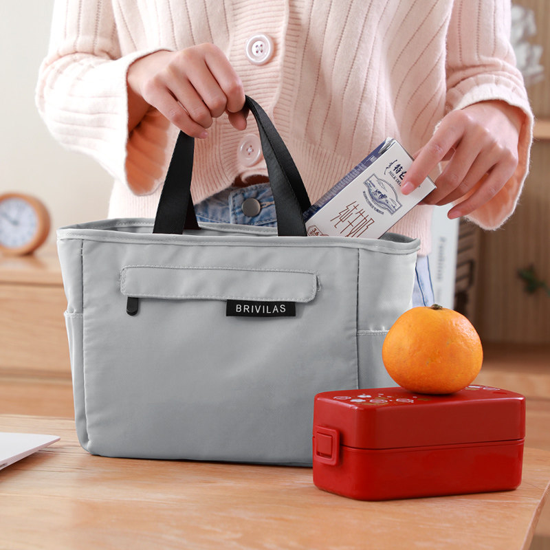 新款加厚铝箔饭盒袋保温便当包手提袋学生餐袋上班带饭餐日式包袋