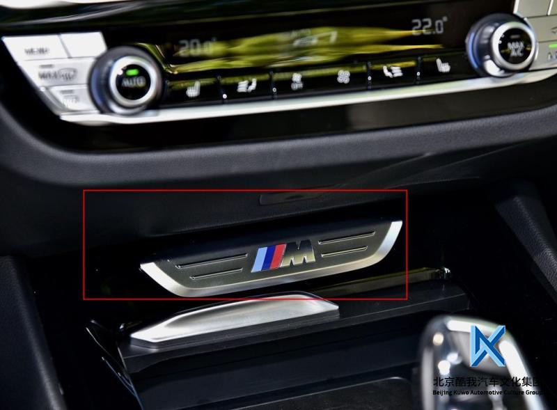 BMW宝马原厂 X3G08 X4G02 中控台M标志 银色M标 黑色X3M X4M标识