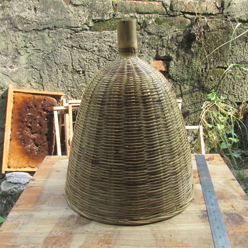 3030有柄竹制手工收蜂笼捕蜂笼招蜂笼加大捕蜂器蜜蜂透气