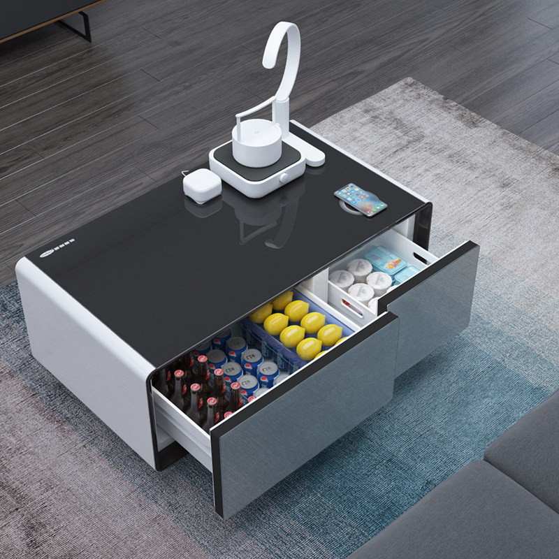 普利斯特 智能茶几冰箱 小户型客厅茶几桌无线充电多功能一体茶几