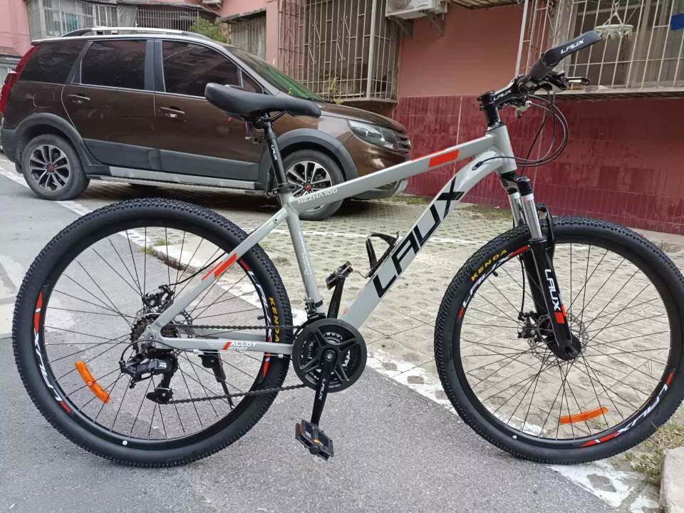 雷克斯laux哪吒100自行车高性能山地车铝合金蓝图24速学生成人车