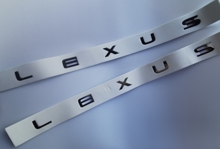 适用于雷克萨斯LEXUS新款分体字母标AWD凌志车标黑色字标改装装饰