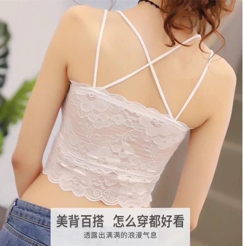 性感蕾丝背心无钢圈吊带文胸裹胸带胸垫抹胸女内衣在类目 女装/女士精品, 抹胸中 - 来自Buy2taobao.com提供专业的淘宝代购服务