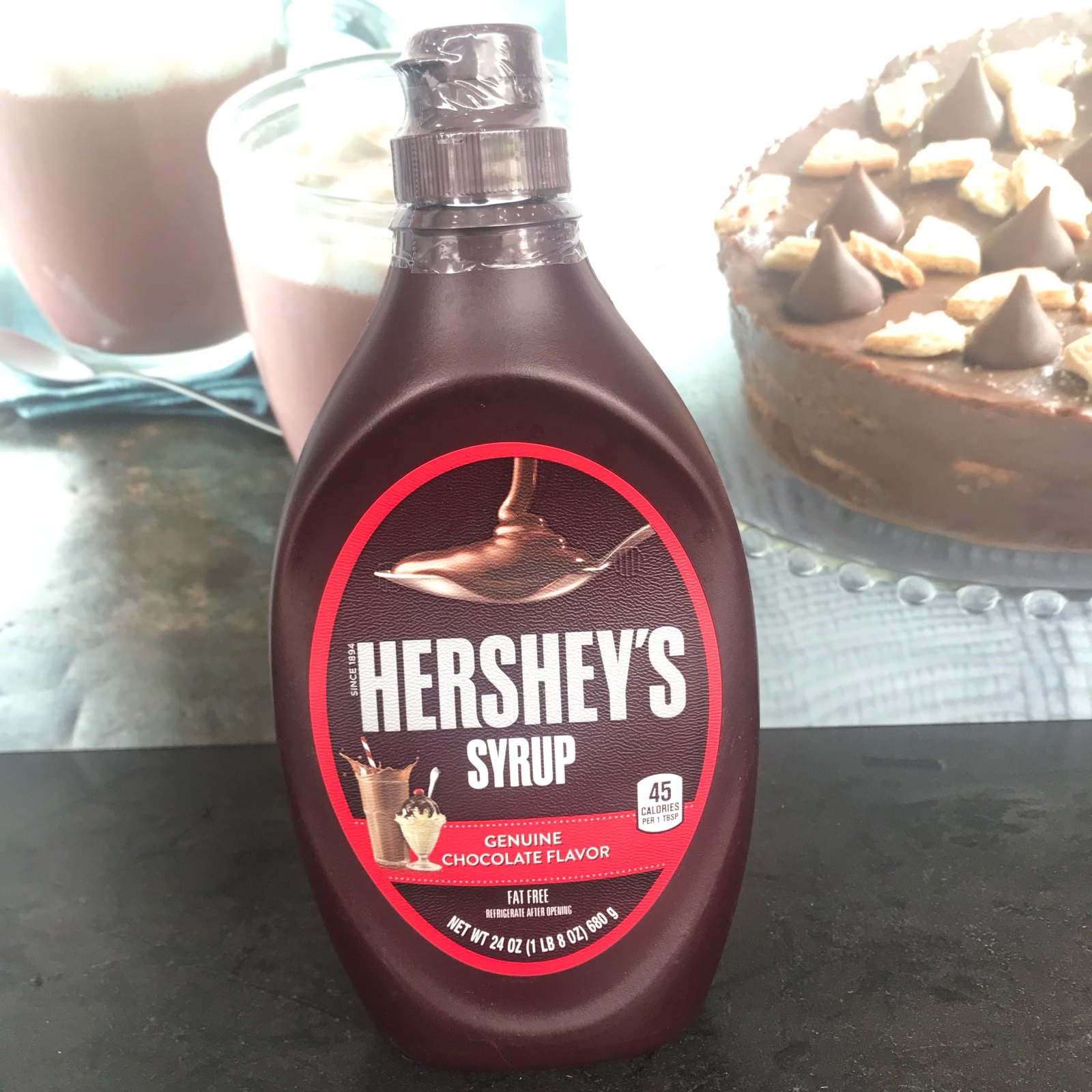 美国进口 好时巧克力酱 草莓焦糖味糖浆 咖啡冰淇淋烘焙原料680g