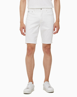 CK凯文克莱韩国代购24夏新款男士37.5功能性白色牛仔短裤J325422