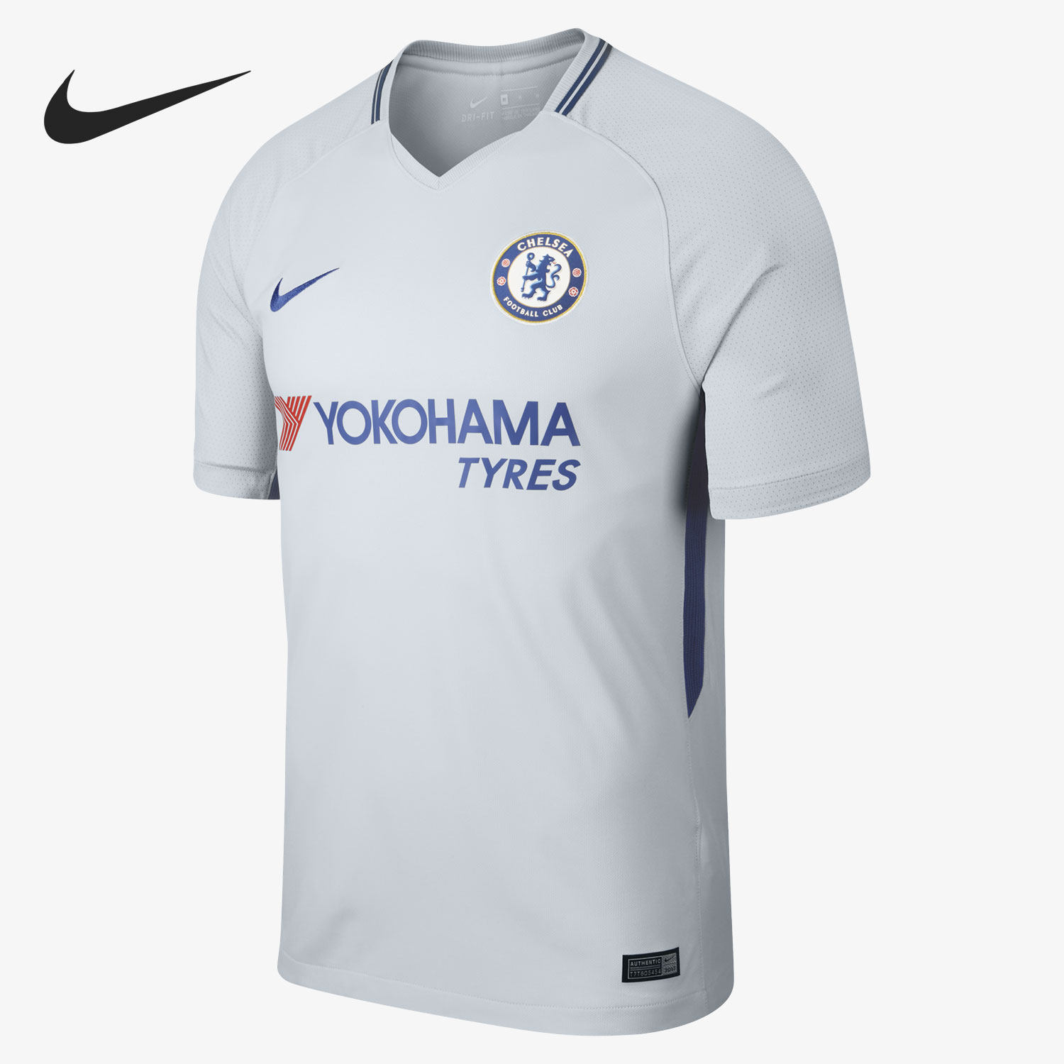 nike/耐克正品切尔西17-18客场短袖球迷版球衣足球服