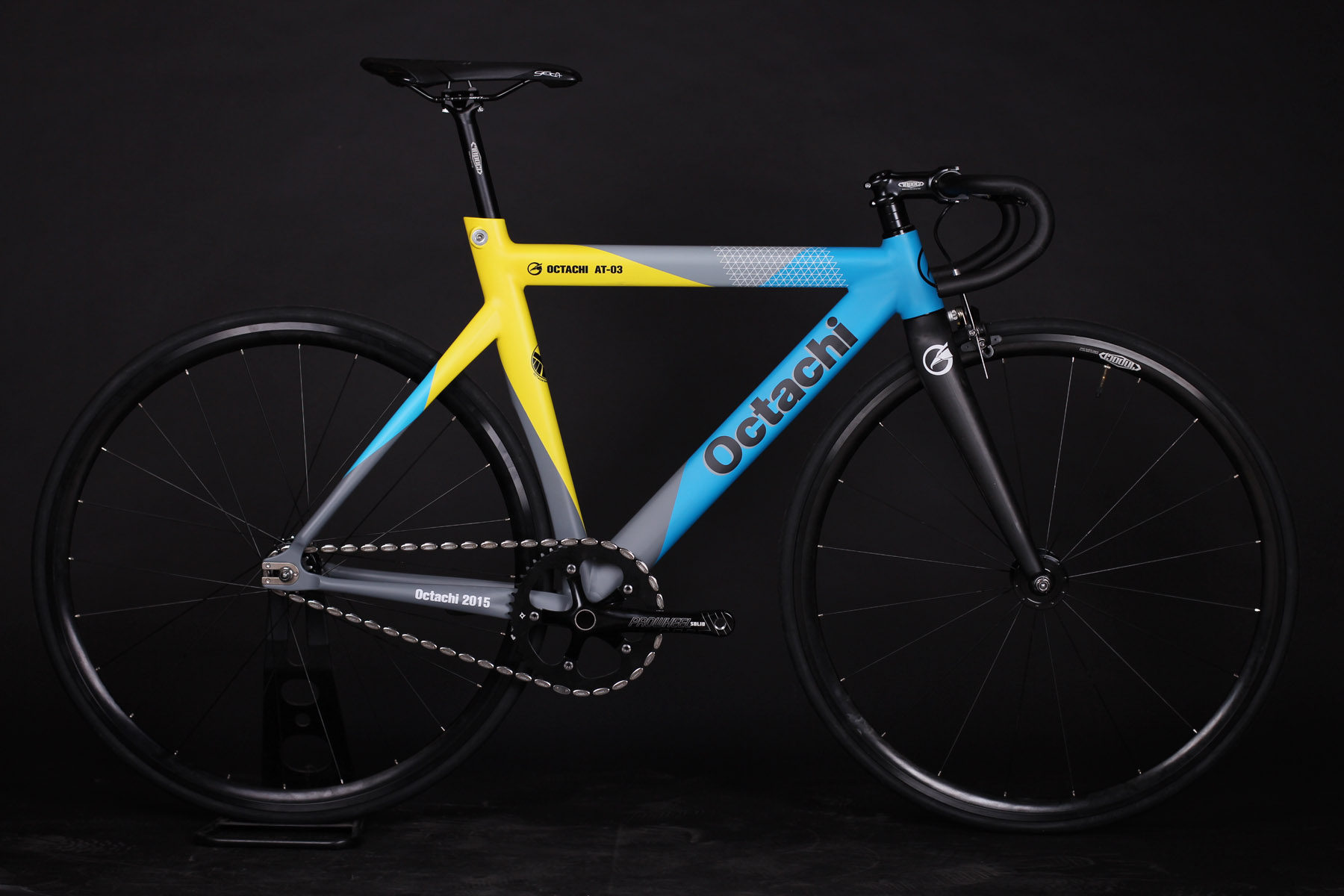 bike fixed gear octachi at-03单速场地死飞竞速男女款自行车