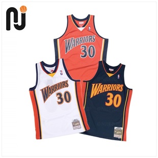 Mitchell&Ness MN 库里 Curry 金州勇士队主/客场 球迷版 SW球衣