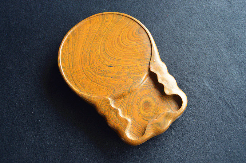 鲁砚名师 曹庆明 尼山砚《蝉砚》尼山石