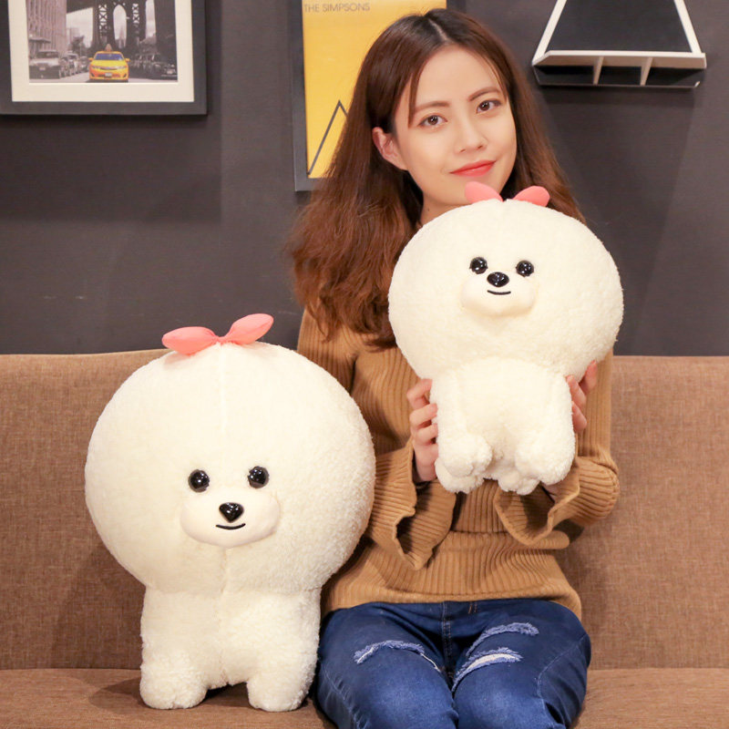 狗狗毛绒玩具公仔 仿真比熊